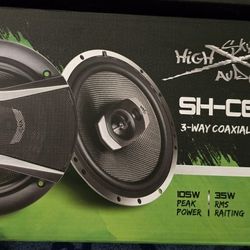 SkyHigh Car Audio 6 1/2" Speakers 