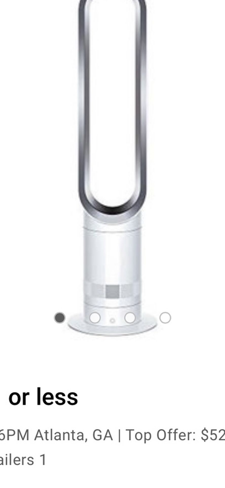 Dyson Cool AM07 Mini Air Multiplier Tower Fan White/Silver