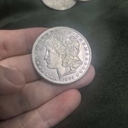 1884 CC Morgan Silver Dollar

