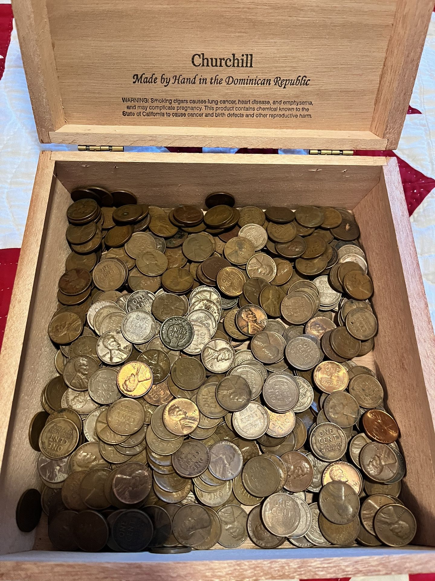 Box Of  Wheat Pennies (450 Coins)