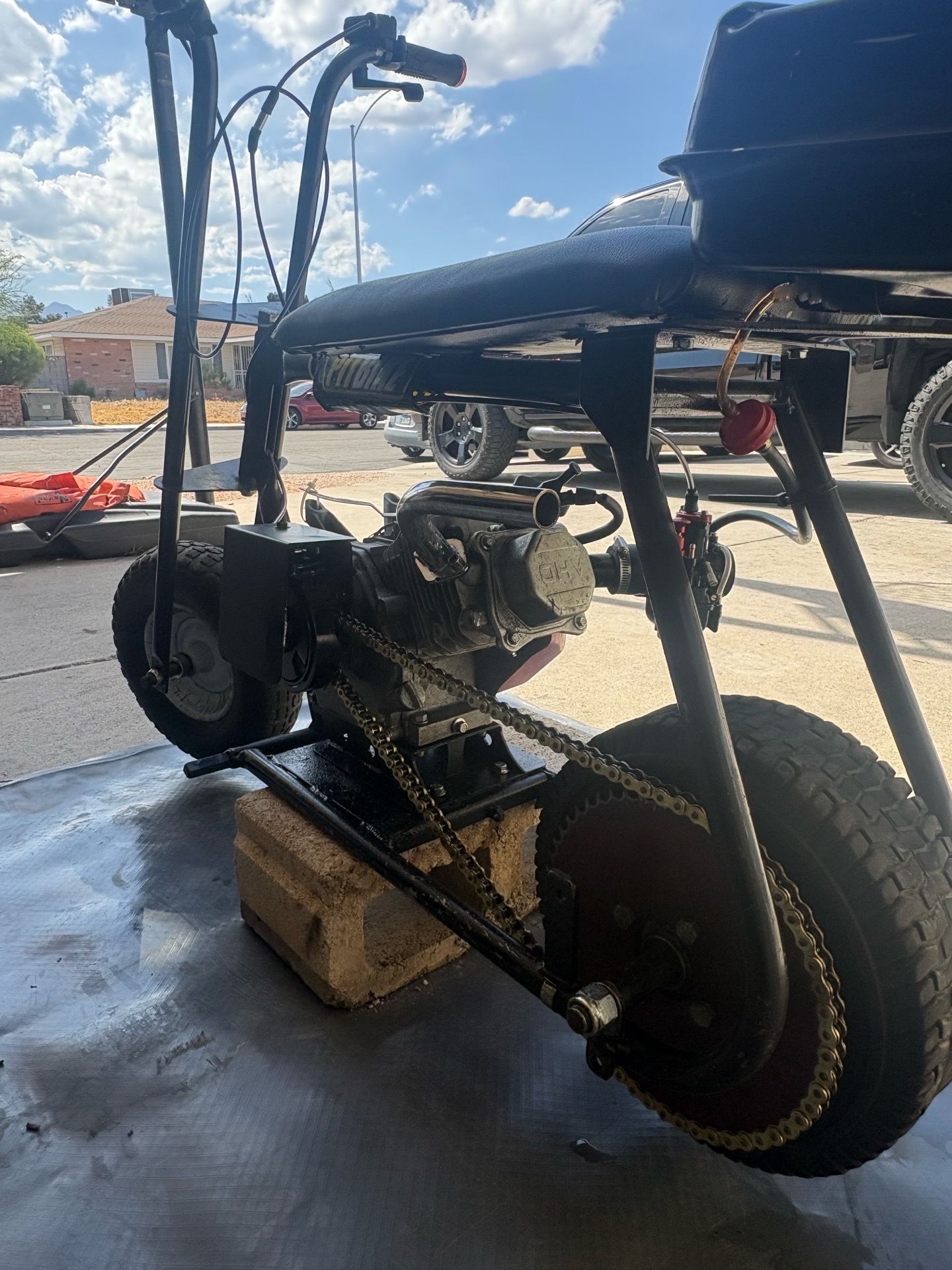 Blackmaxx 212cc a1 mini bike 60+