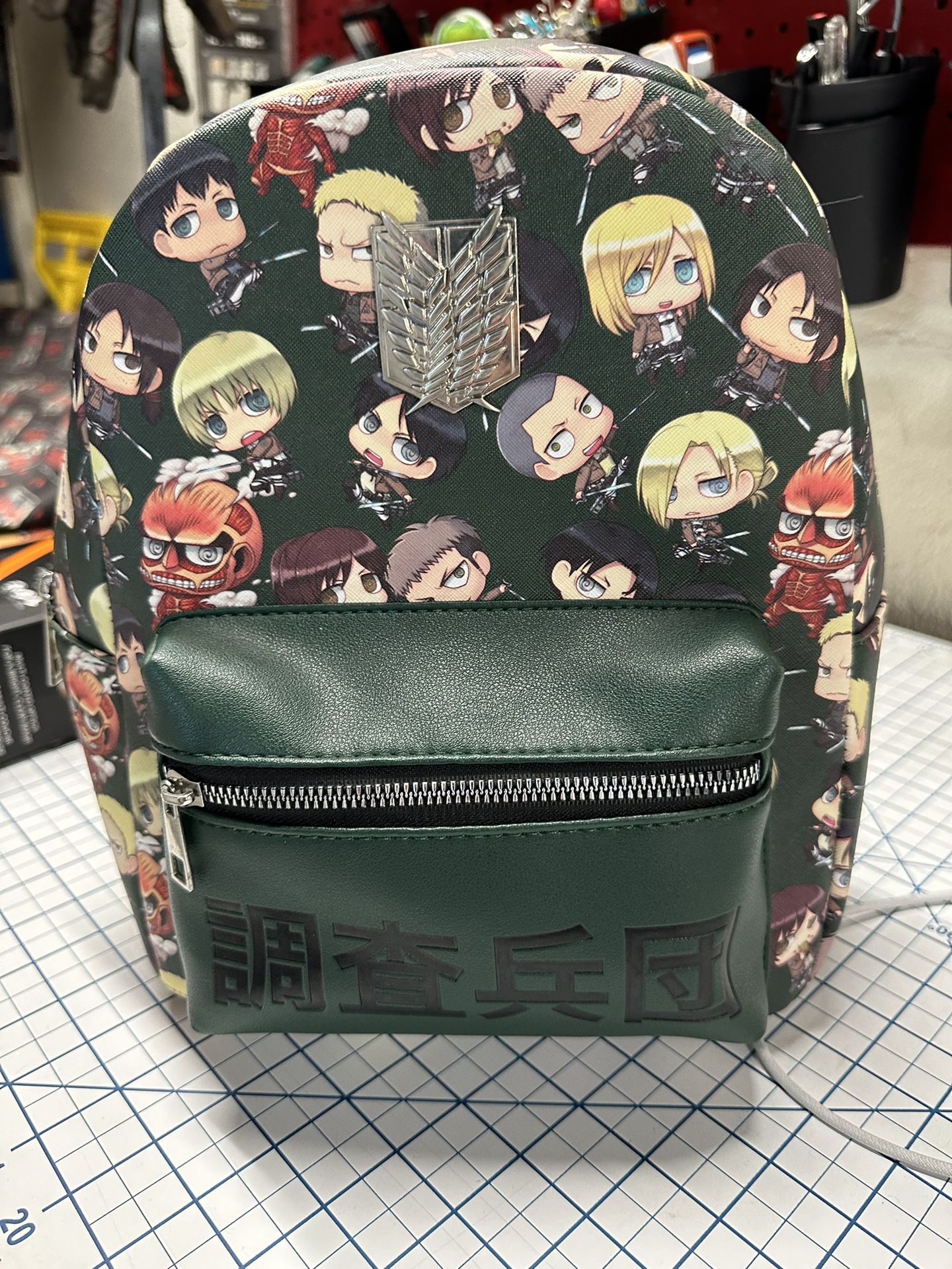Attack On Titan Small Backpack Used Like New