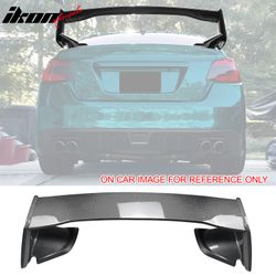 Fits 2015-2021 Subaru WRX 2012-2016 Impreza STI Carbon Fiber Print Rear Trunk Spoiler ABS