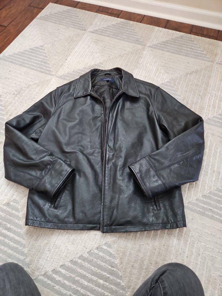 mens leather jacket