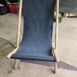Gloster Teak Folding Lounge Chair