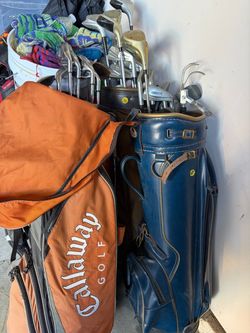 Callaway Golf Bag with Clubs/ Golden Team/Palmer