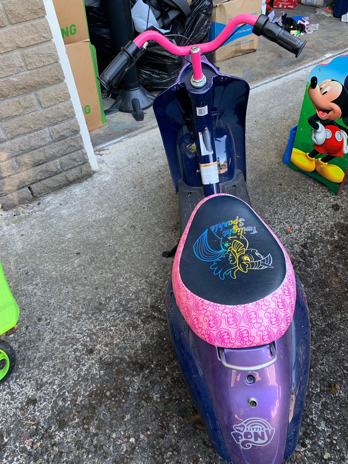 My lil pony motorcycle