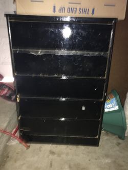 Black dresser