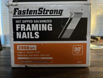 Framing Nails, For Framing Gun, 30 Degrees