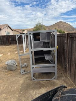 Large Outdoor Multi-Level Animal Cage