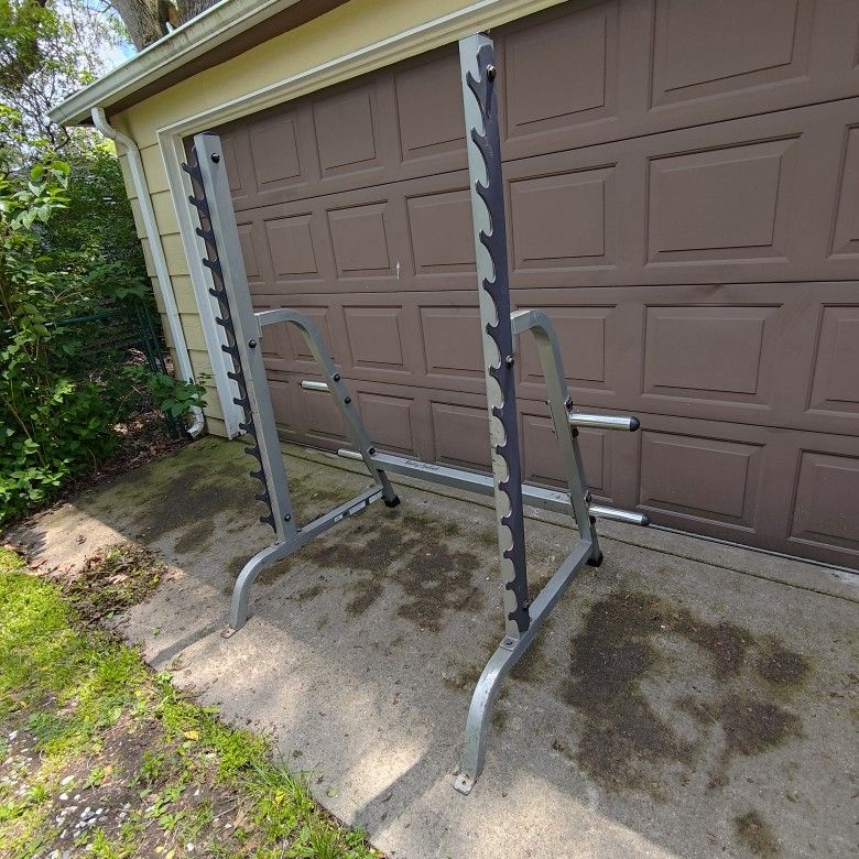 Body Solid Sawtooth Multi Press Olympic Squat Rack