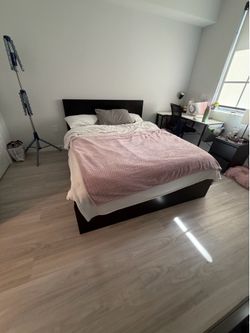 Brown Bed Frame Queen
