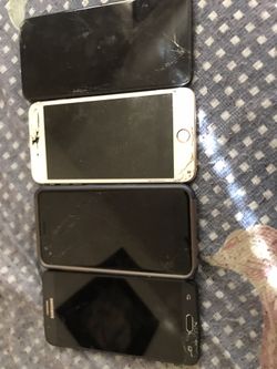 Phones all cracked got a Samsung 2 lgs and a iPhone 6s Plus