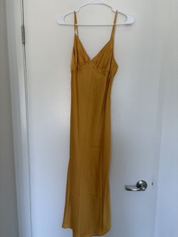 Wedding Guest Dress Gold - Size 4