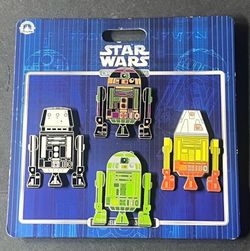 Star Wars Droid pins set