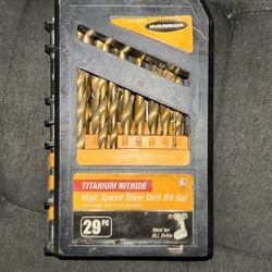 Bit Set Drill Titanium Nitrride 