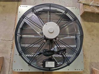24 inch shutter exhaust fan, ETL certified motor