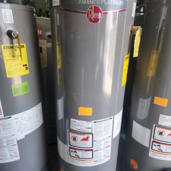 New Water Heater Rheem Performance Platinum 