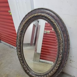 Antique Oval Mirror 