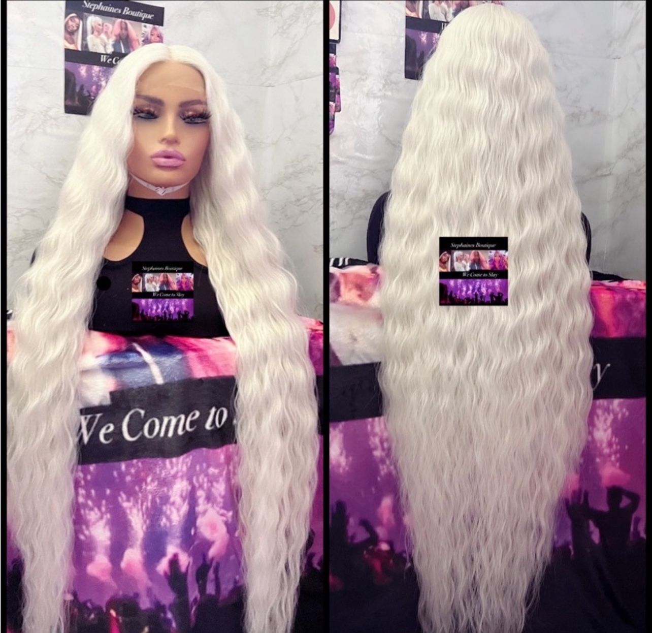 Human Hair Blended Lace Front Wig