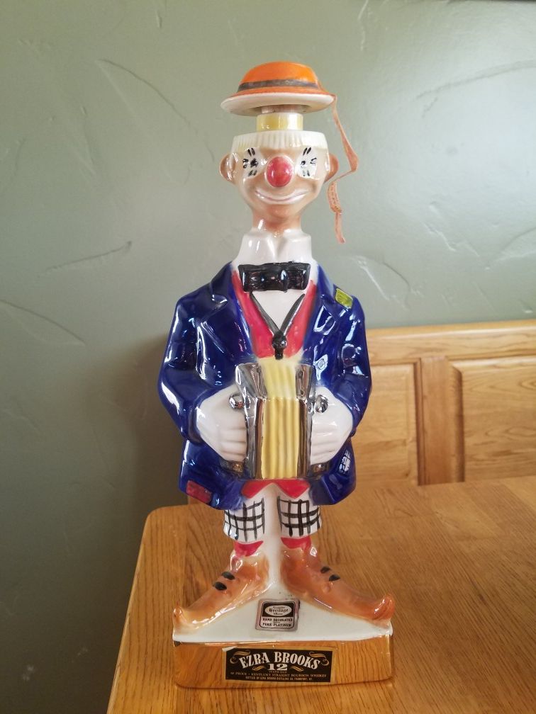 Ezra Brooks whiskey decanter