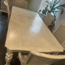 Dining Table With Six Chairs 