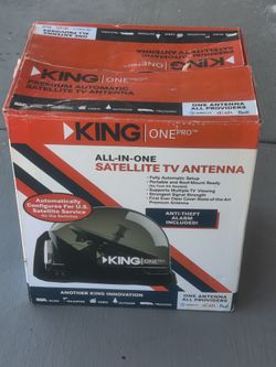 KING One Pro KOP4800 Automatic Satellite TV Antenna DIRECTV DISH Bell RV