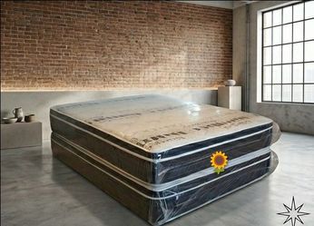 $195 Queen pillow top mattress only brand new free delivery same-day firm or soft