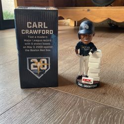 Tampa Bay Rays Carl Crawford Bobblehead