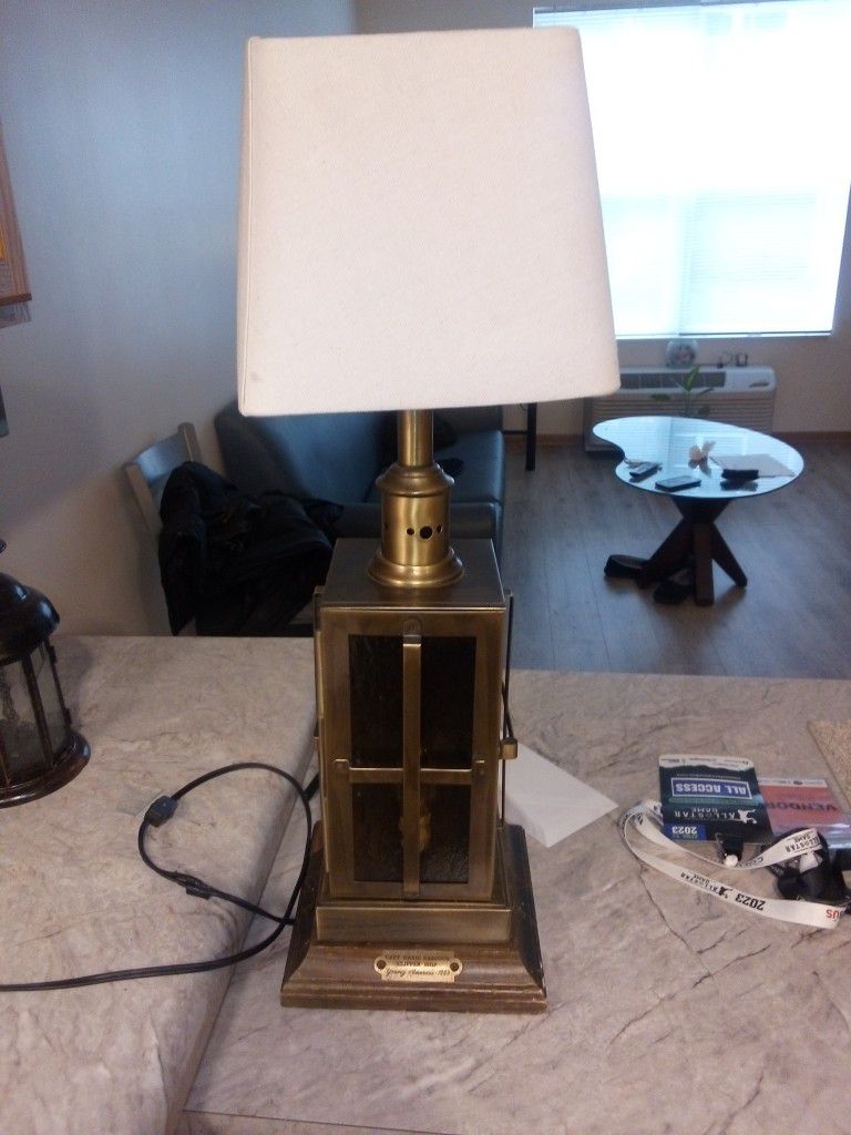 Brass Mariner's Lamp 