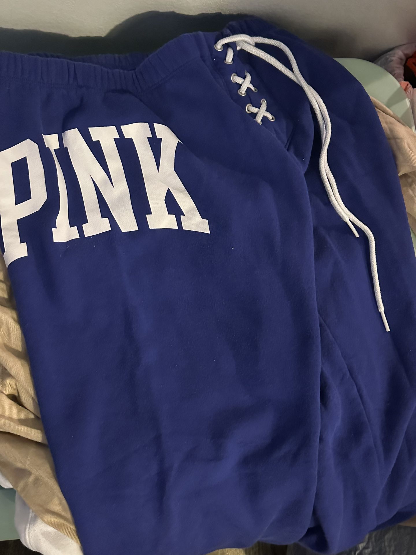 Victoria’s Secret Pink- Blue Sweatpants