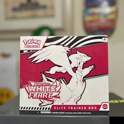 2025 POKEMON ‘SCARLET & VIOLET’ WHITE FLARE ELITE TRAINER BOX
