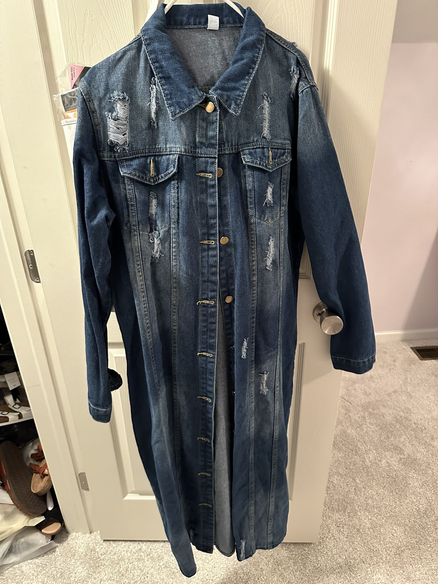 Women’s Ankle Length Jean Jacket