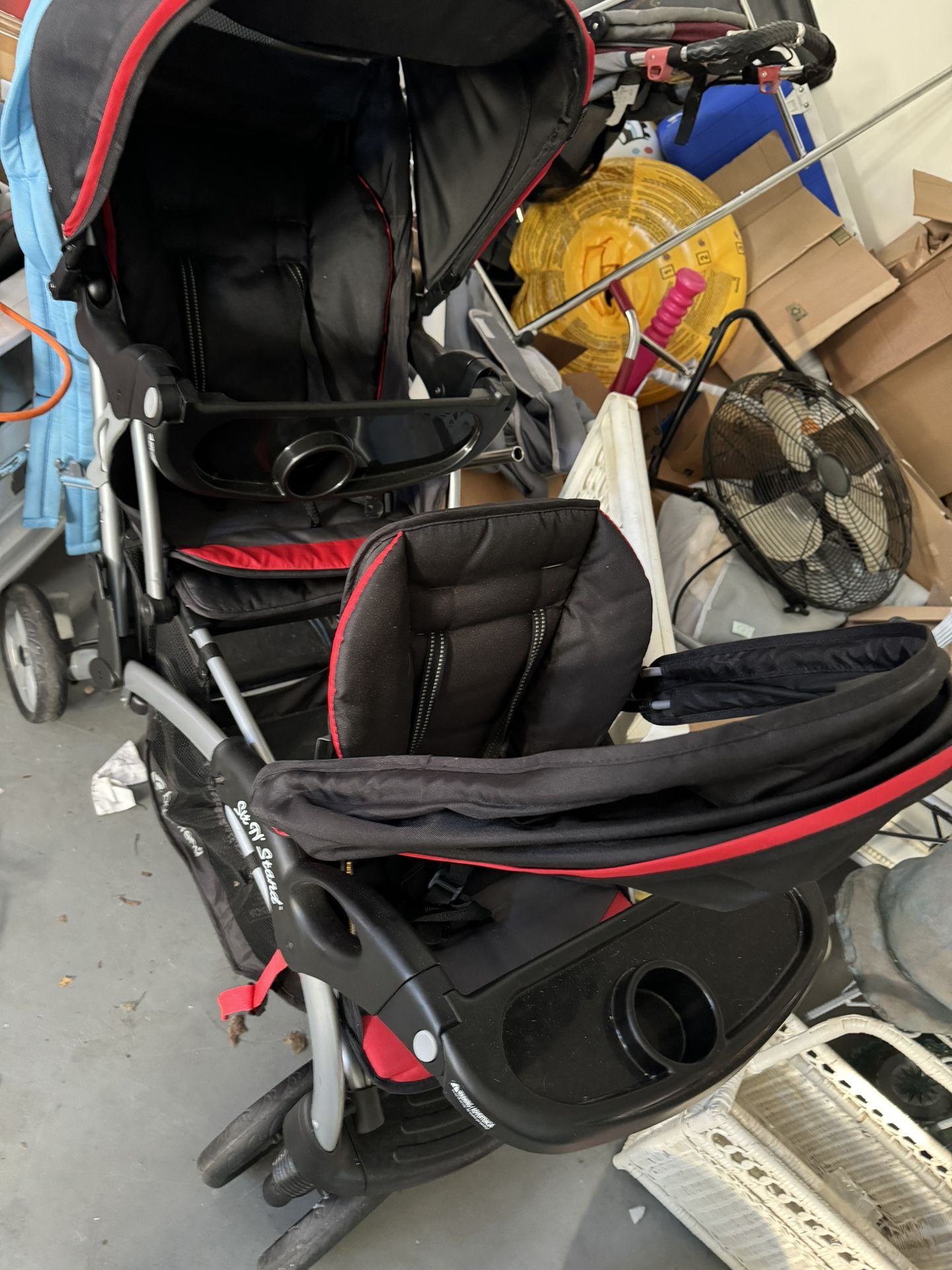 Sit n Stand double stroller