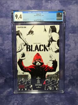 Black #1 2016 CGC 9.4 WP 1st App Of Kareem Jenkins