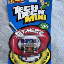 Tech Deck Mini World Industries Unopened Toy Skateboard Vintage 1999