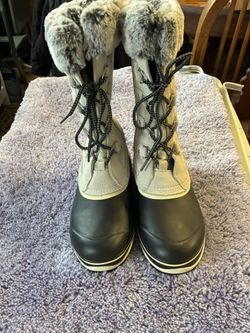 KHOMBU Women Winter Boots Size 7