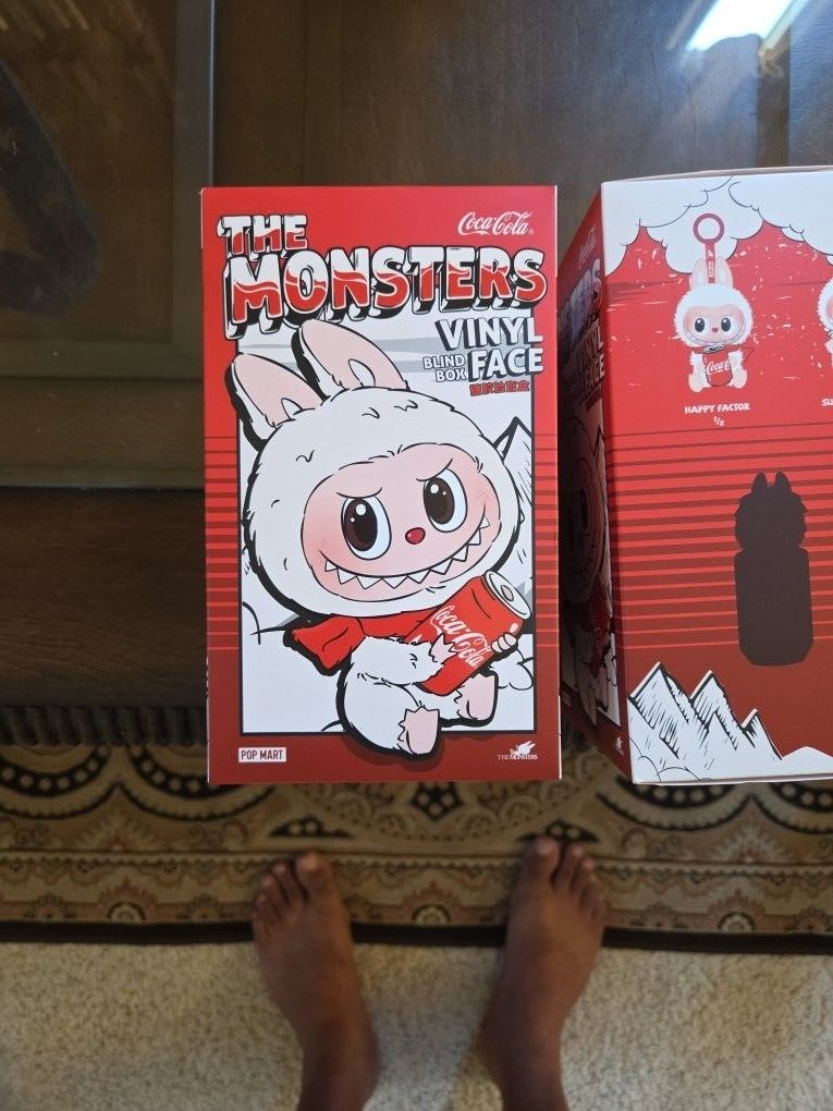 Labubu The Monsters Coca-cola Limited Edition Vinyl Face Unopened Blind Box