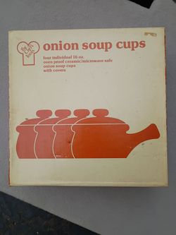 Onion Soup Cups Bowls