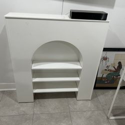 Homary Bookshelf- White Like New 