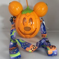 2024 Disneyland Park Exclusive Halloween Mickey Pumpkin Sipper Jack o Lantern