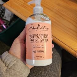 Shea Moisture Coconut & Hibiscus CURL & SHINE CONDITIONER, 13 oz