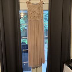 Bridesmaid Dress, Size:12, Color: Cameo