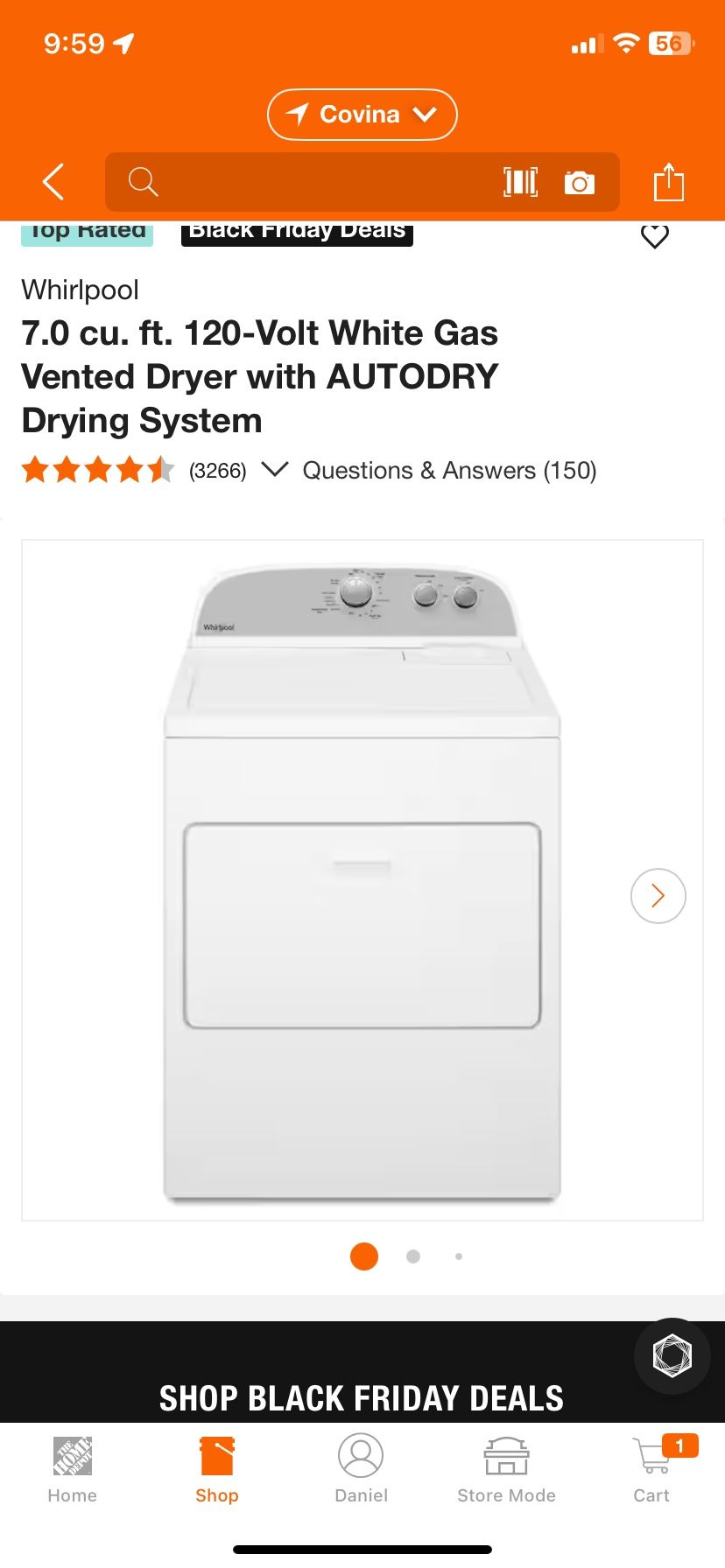 whirlpool 120v gas dryer 