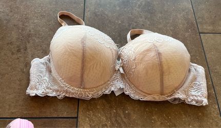 Nude Lace Underwire Padded Bra