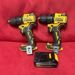 Dewalt 20v Brushless Drills +battery. 