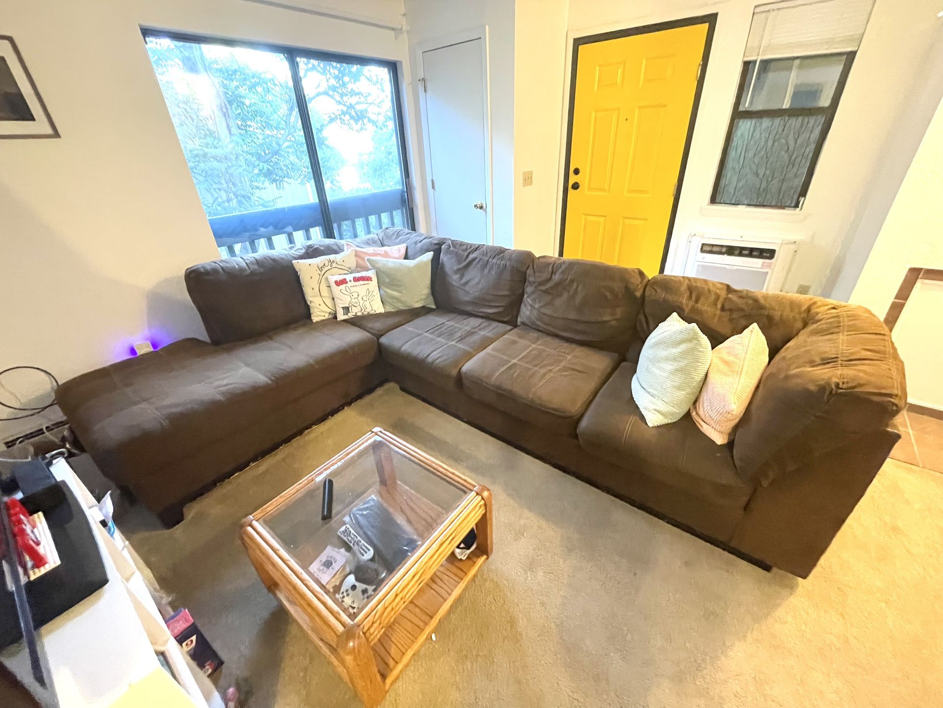 FREE brown sectional couch