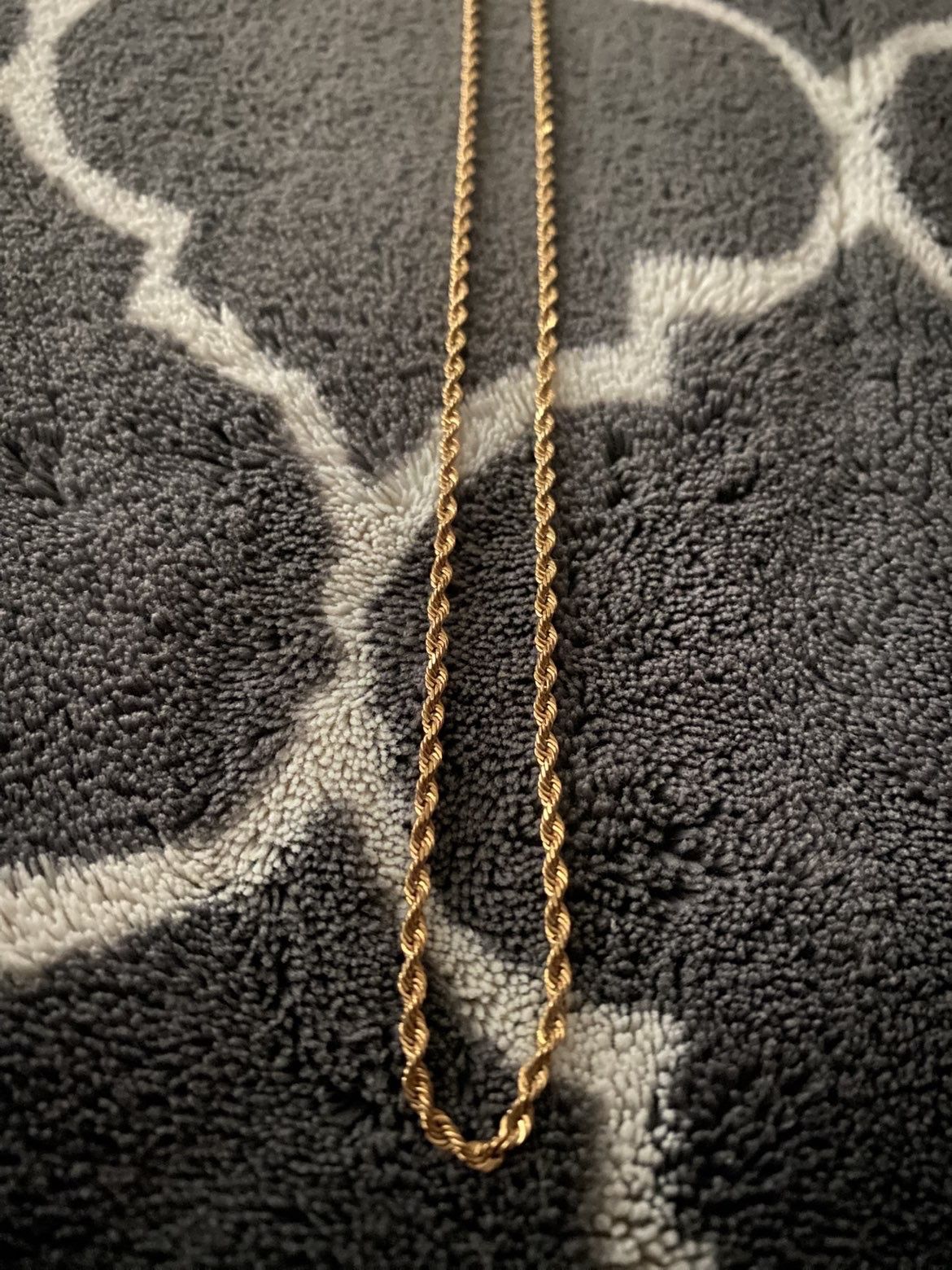 14 K Gold Rope Chain