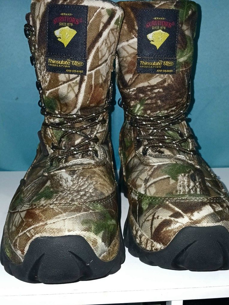 Camouflage Thinsulated Boots