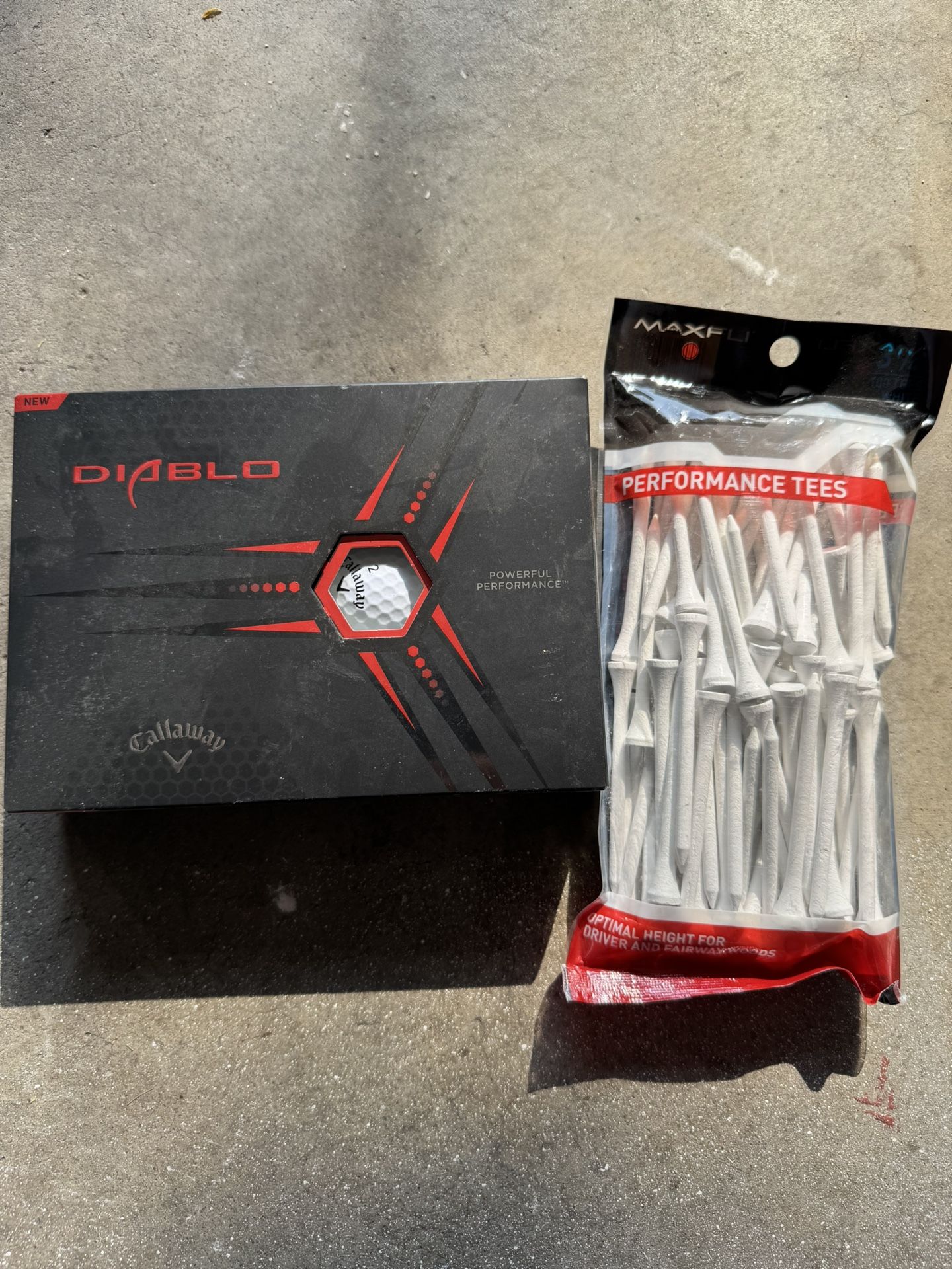 Golf Balls And Performance Tees 